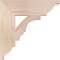 Ekena Millwork Balboa Traditional Smooth Bracket, Douglas Fir, 3 1/2"W x 14"D x 14"H BKT04X14X14BOA01SDF - alternate 3